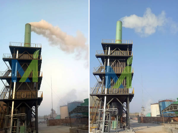 山東制磚煙氣濕式靜電除塵器開始運(yùn)行