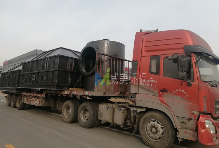 Delivery of shell and accessories for wet electrostatic precipitator